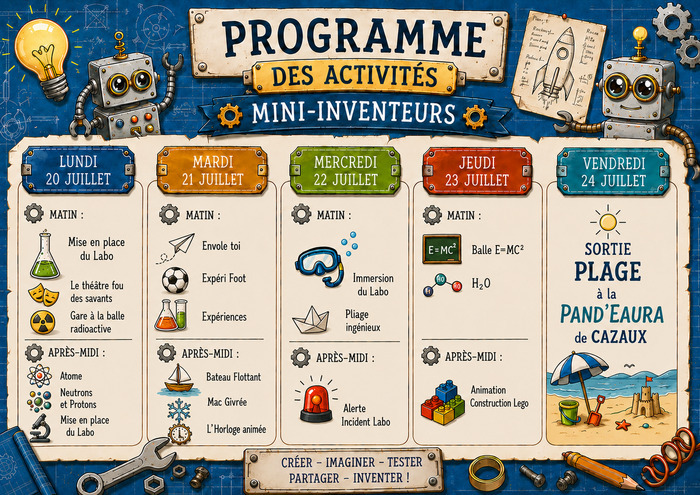 Programme d'activités des CE2/CM1 & CM2