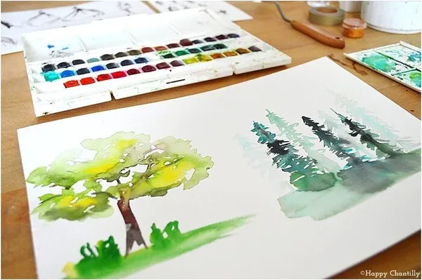 Découverte de l'art de l'aquarelle