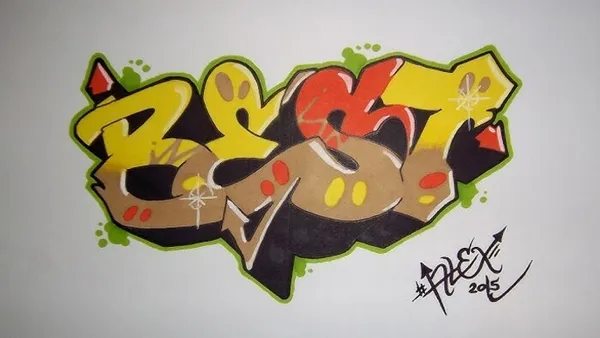 Atelier : Graffiti sur papier