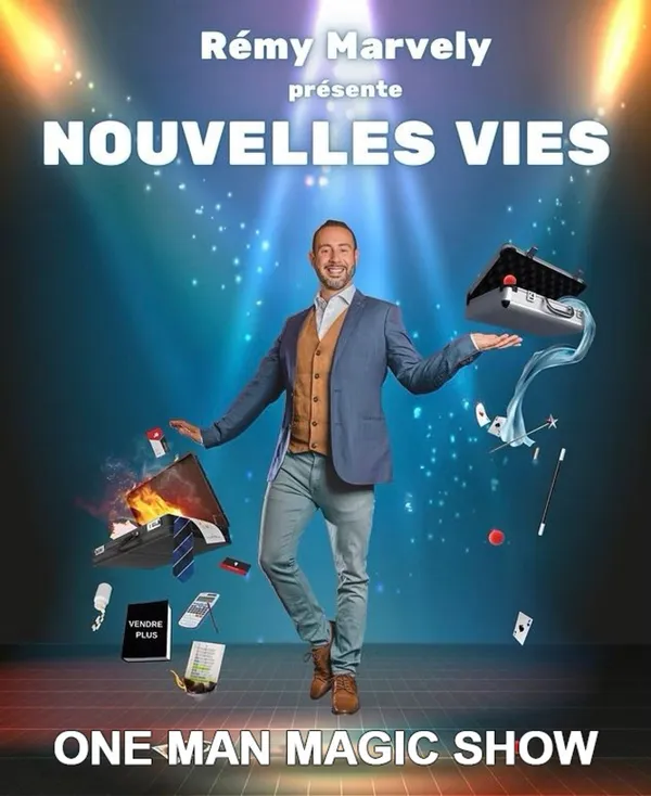 Spectacle de magie tout public "Nouvelles vies" avec Rémy Marvely
