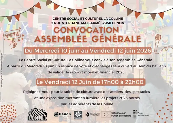 Centre social et culturel La Colline : Assemblée générale