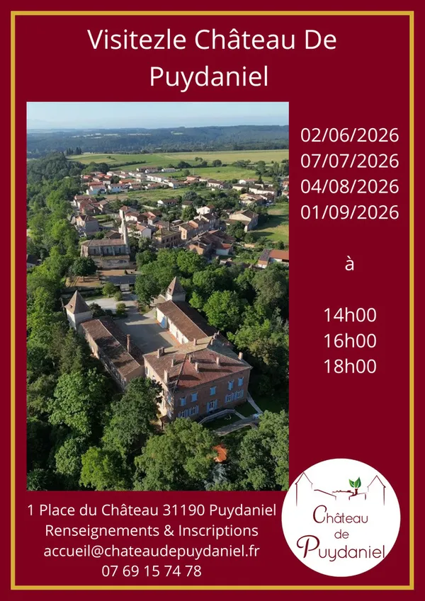Visitez le Chateau de Puydaniel !