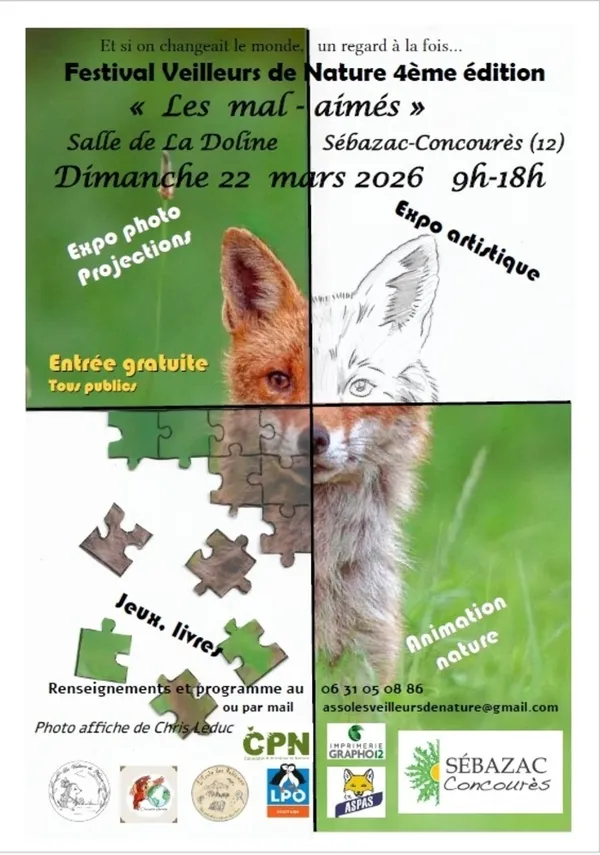 Festival Veilleurs de Nature édition 4 "Les mal-aimés"