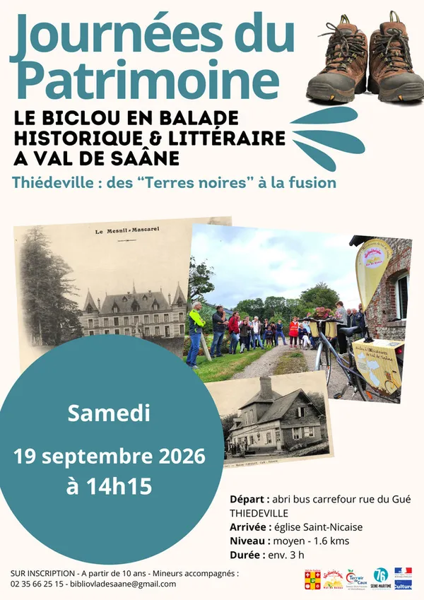 Circuit : balade pédestre à la découverte de Thiédeville et son histoire "des terres noires à la fusion"