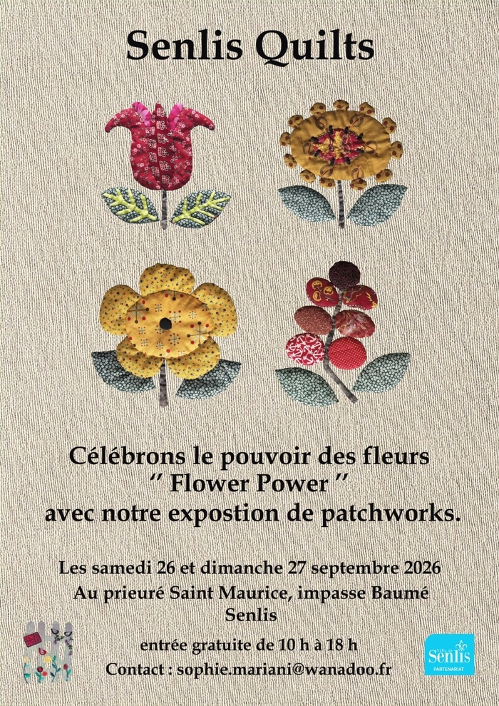 Exposition de Senlis Quilts 'Flower Power'
