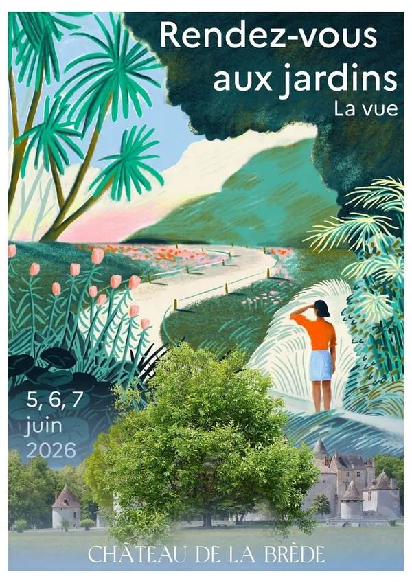 Rendez-vous aux jardins au château de La Brède : rencontre & découverte avec l'association Croq'Art
