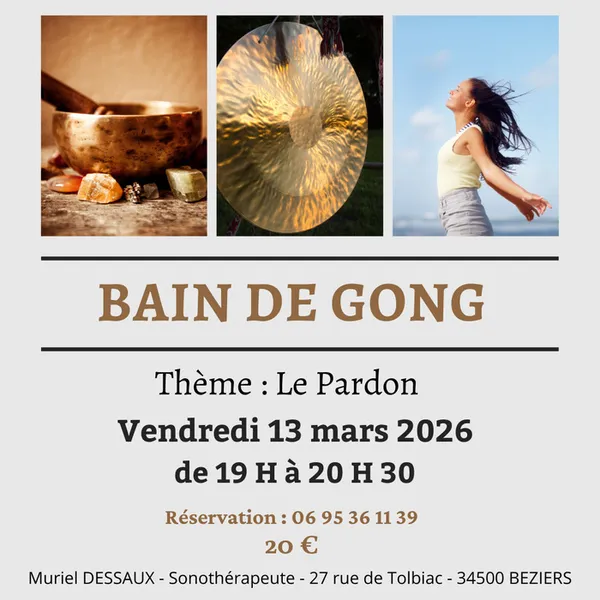 Bain de Gong à Béziers