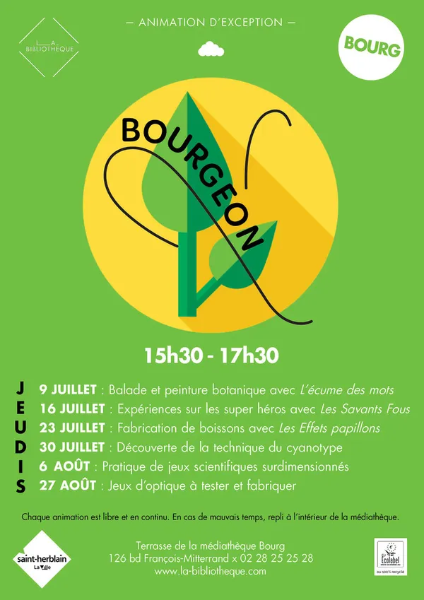 Bourgeon - Jeux surdimensionnés