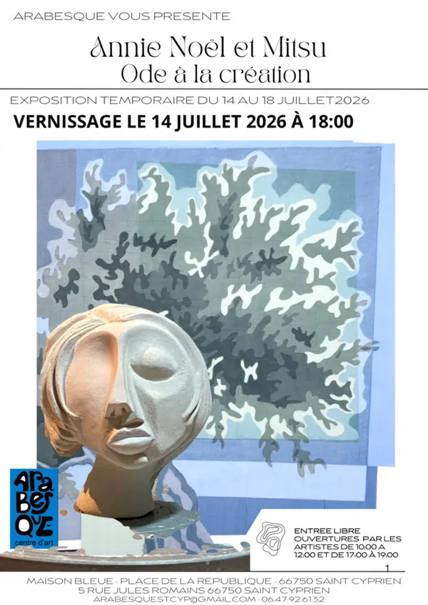 Exposition au centre d'art Arabesque d'Annie Noël et Mitsu