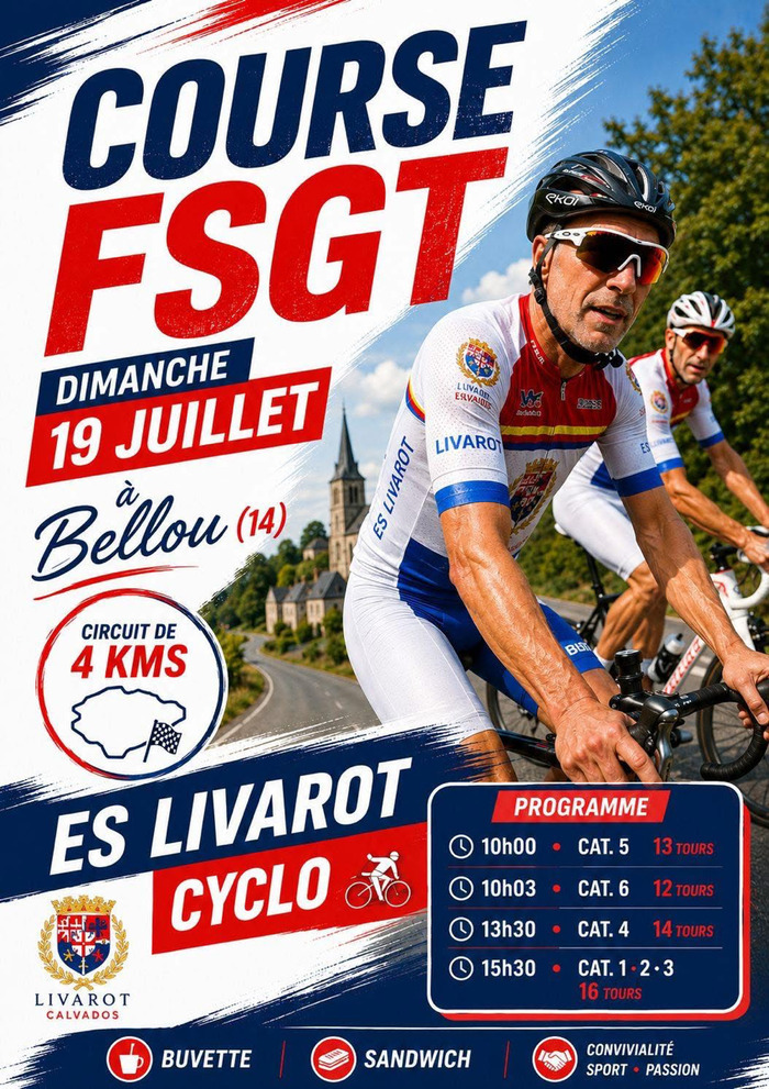 Course Cyclo à Bellou