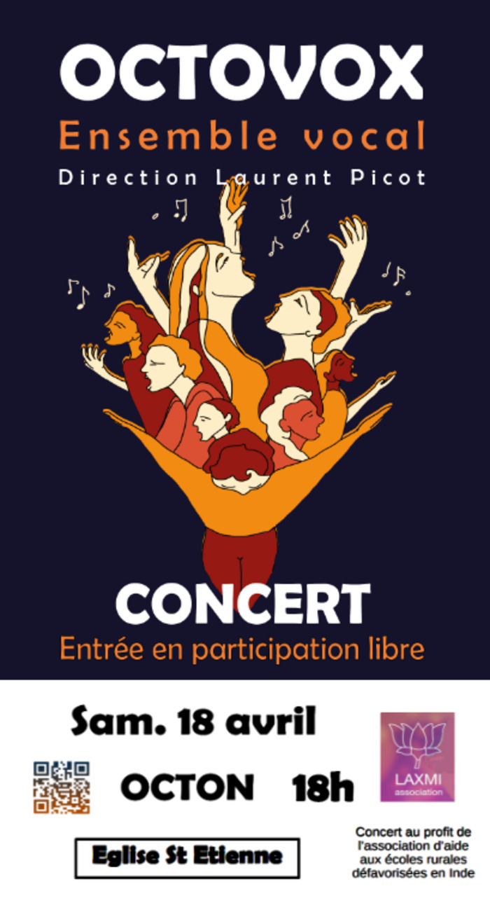 Concert de l'ensemble vocal OCTOVOX à Octon