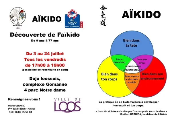 Vous voulez découvrir l'AÏKIDO ?