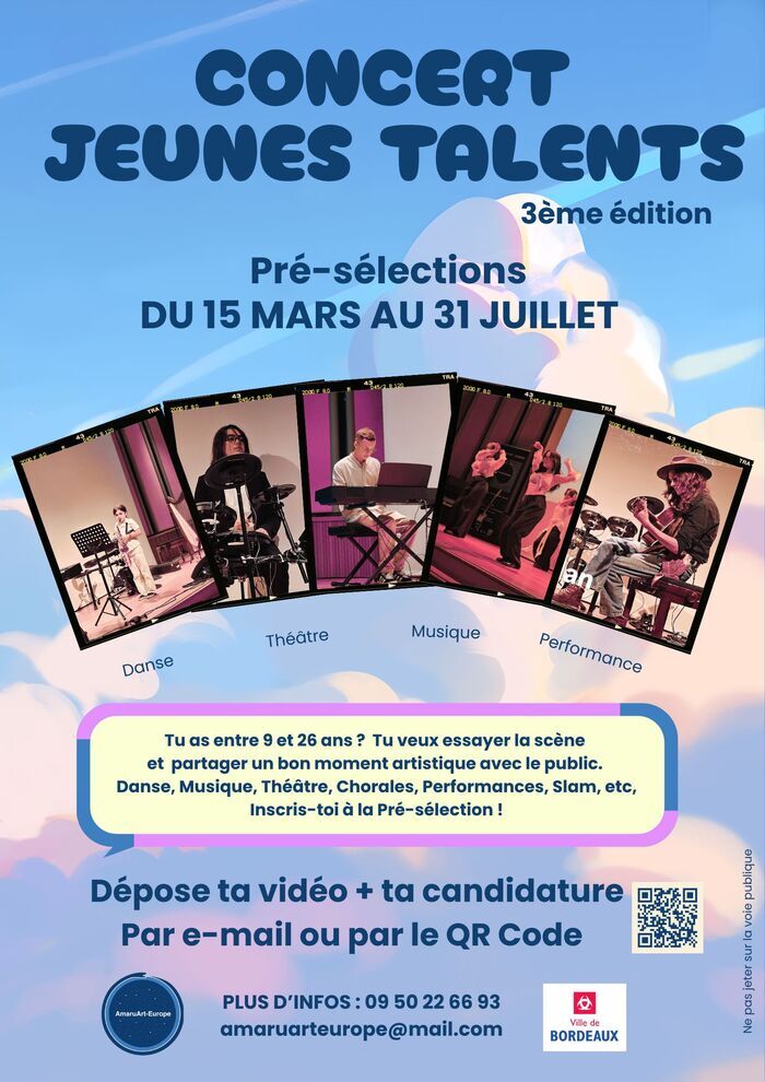 CONCERT JEUNES TALENTS Pré-selection