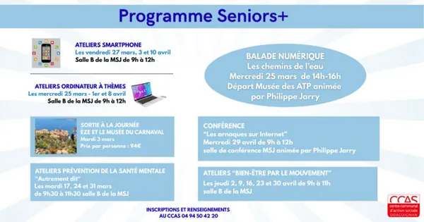 Seniors + - Le programme