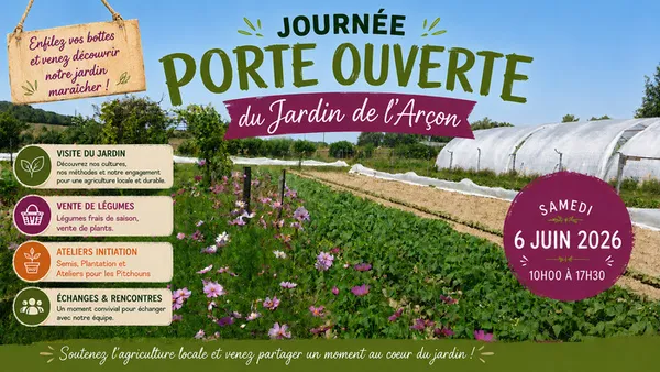 Portes ouvertes au jardin de l'Arçon