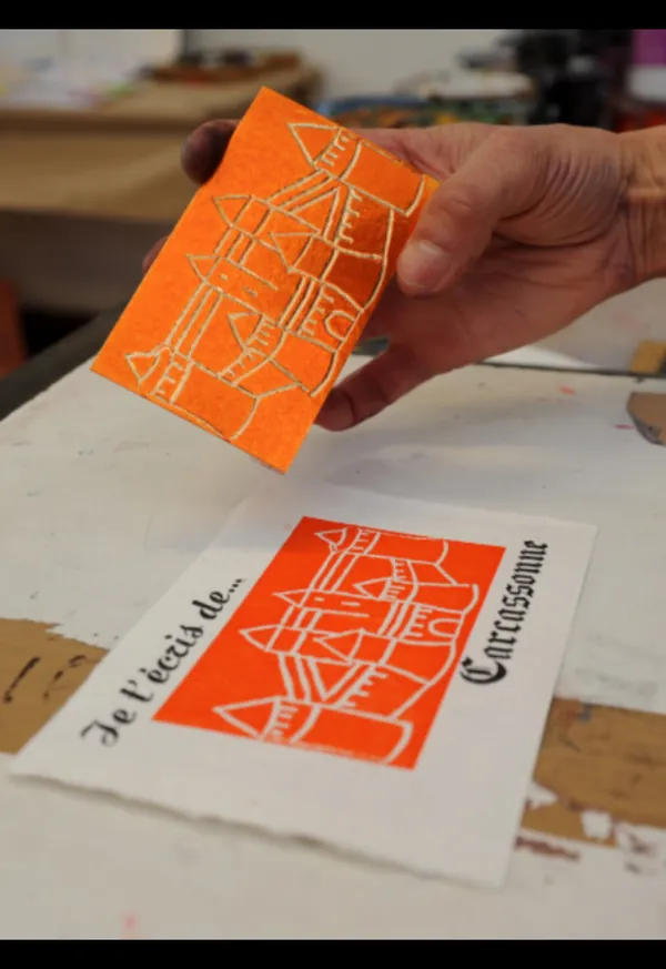 [Spécial scolaires] Initiation à la gravure et à la typographie à Lamourelle !