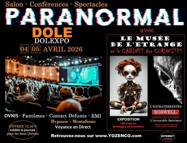 Salon du Paranormal à Dôle - 1ère édition dans cette ville