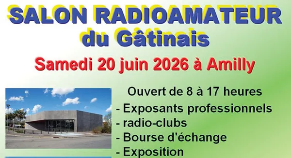 Salon Radioamateur du Gâtinais à la Salle des Terres Blanches
