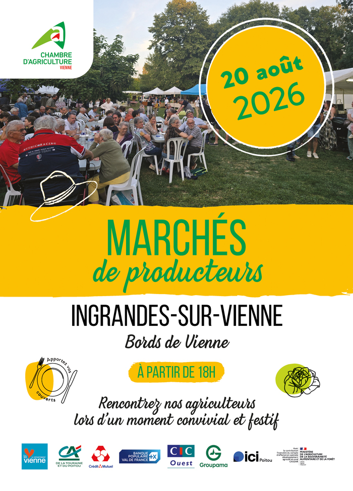 Marchés de producteurs - Ingrandes-sur-Vienne