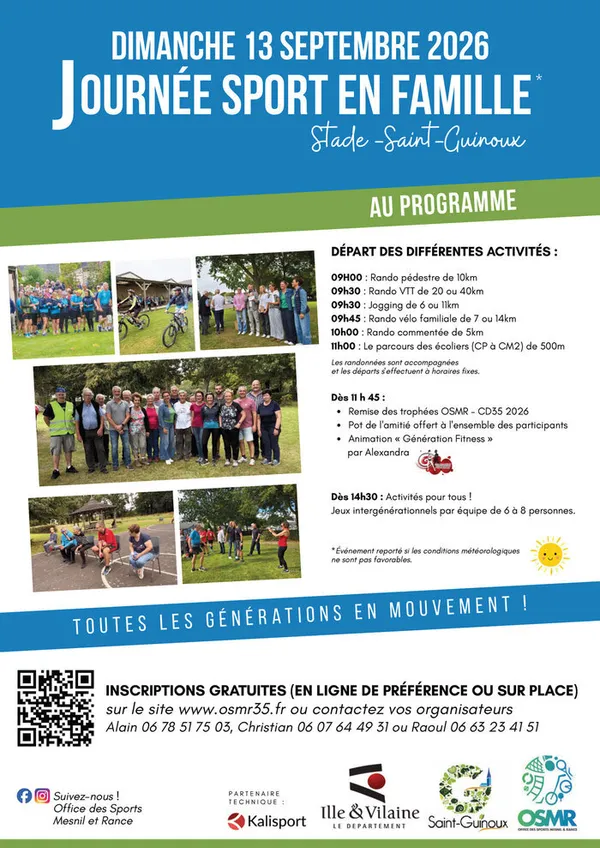 Journée Sports en famille