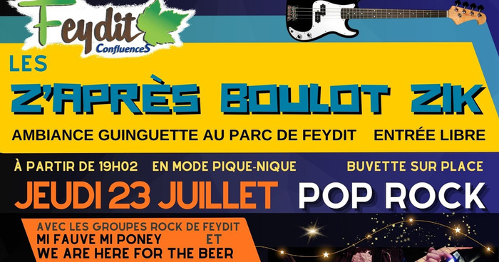 ANNULÉ - Concert pop rock à Feydit