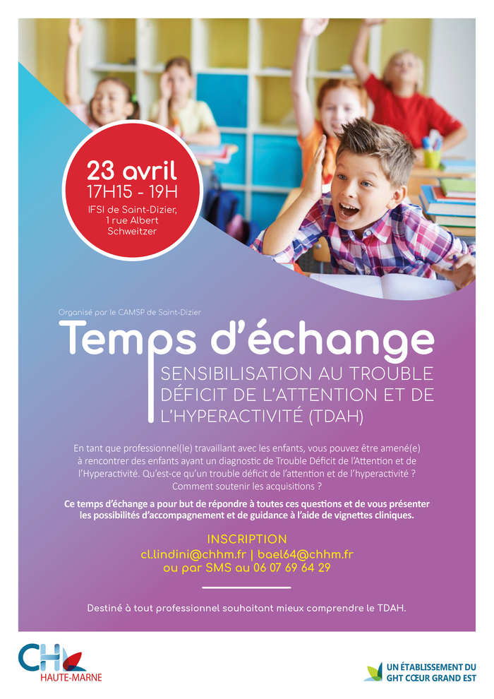 Temps d'échanges entre professionnels sur le TDAH