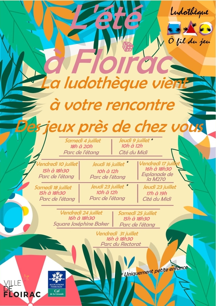 Les estivales de la ludothèques