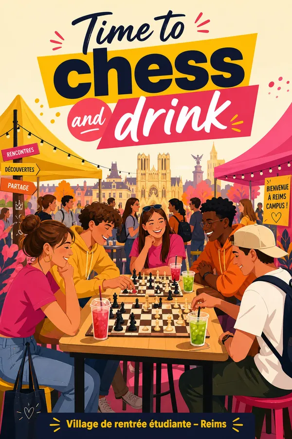 Time to chess and drink