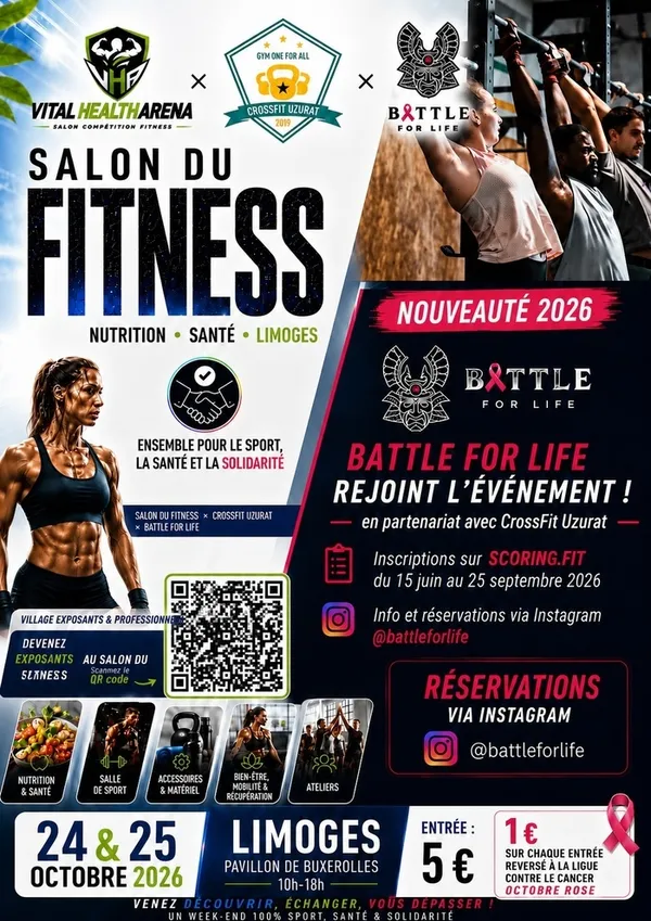 Salon du Fitness Nutrition Santé - Limoges