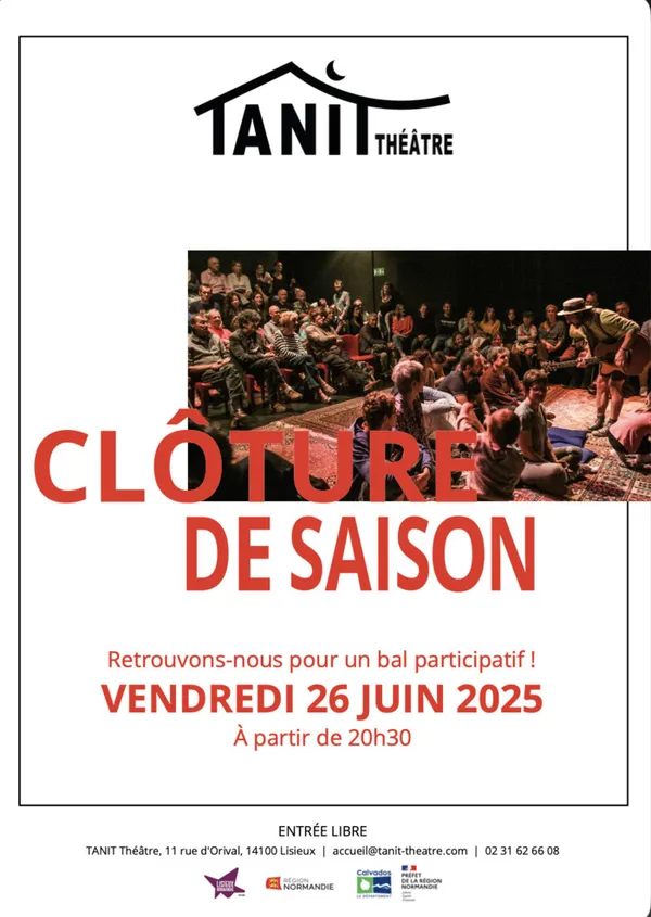 Clôture de la saison 2025/2026 du TANIT Théâtre