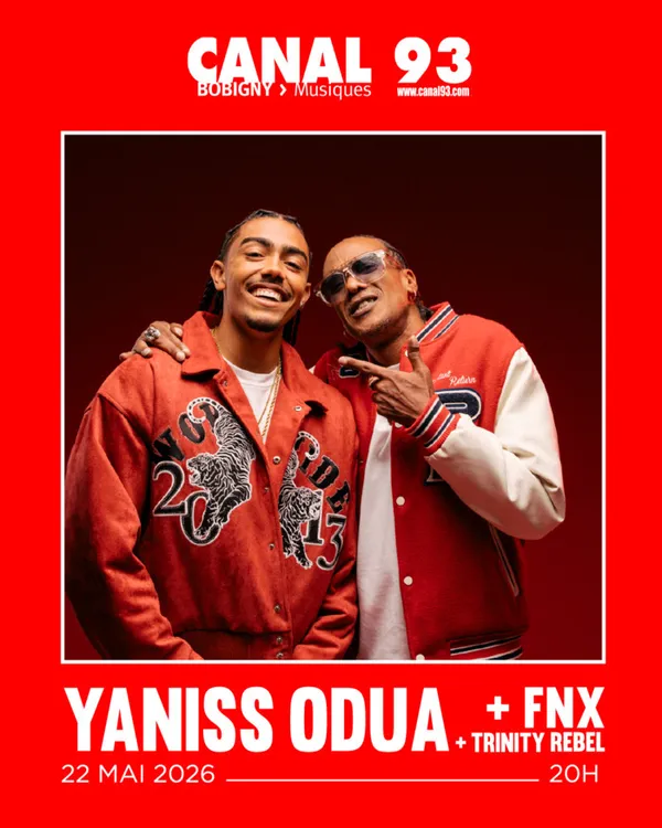 Concert Reggae YANISS ODUA + FNX + en première partie TRINITY REBEL