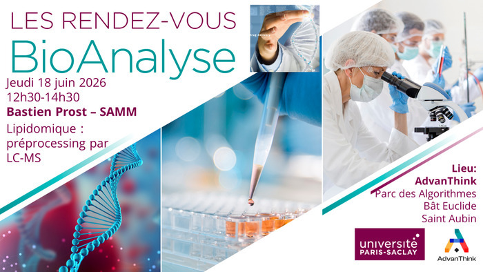 43ème Rendez-Vous BioAnalyse Paris Saclay: Préprocessing des données de lipidomique pour l'analyse biostatistique