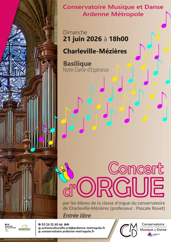 Audition de classe : orgue
