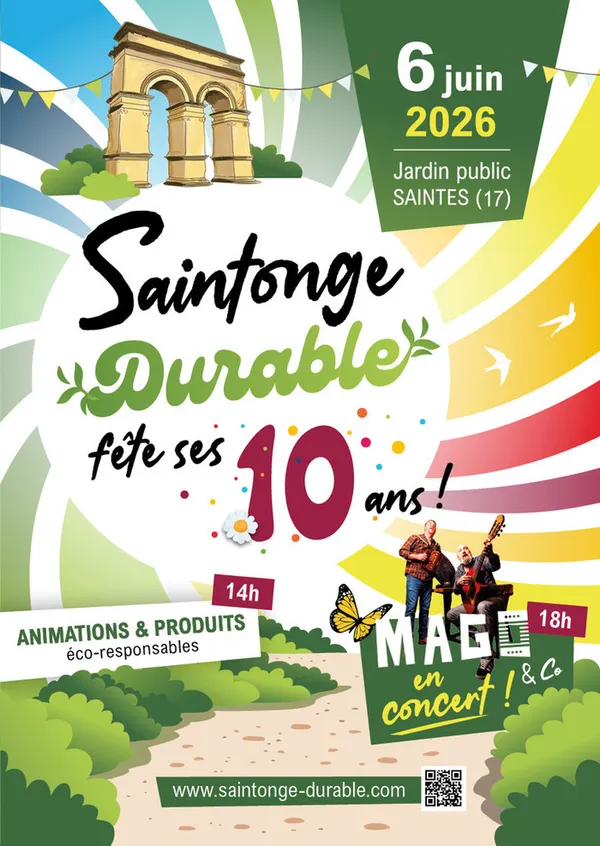 Saintonge Durable fête ses 10 ans au Jardin Public