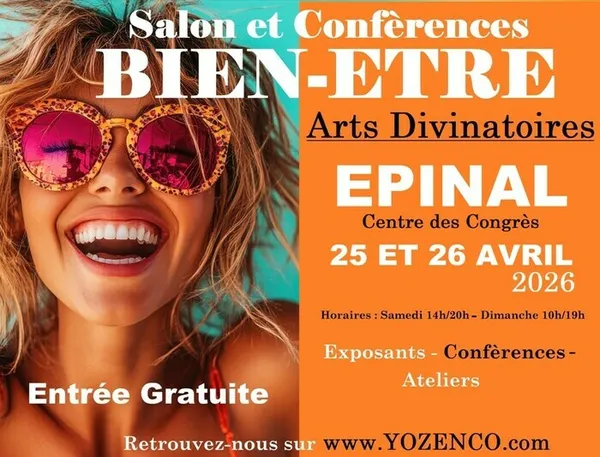 Salon Bien-être et Arts Divinatoires "Yozenco" au Centre des Congrès à Epinal