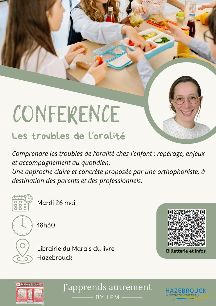 Conférence : Les Troubles de l'oralité