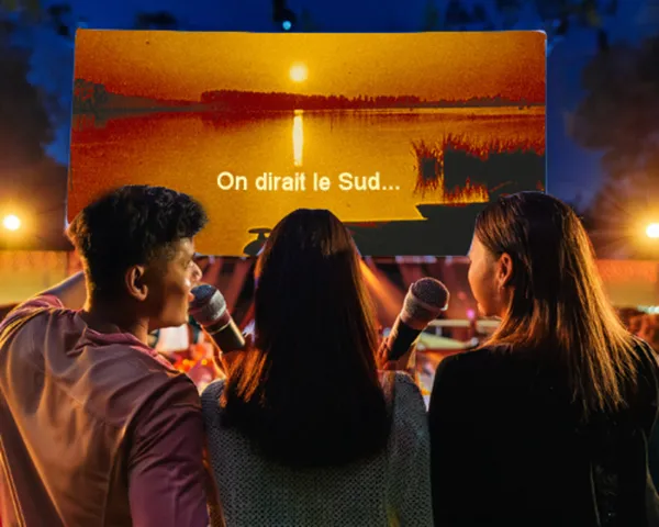 Grand jeu musical karaoké "Chansons de vacances"