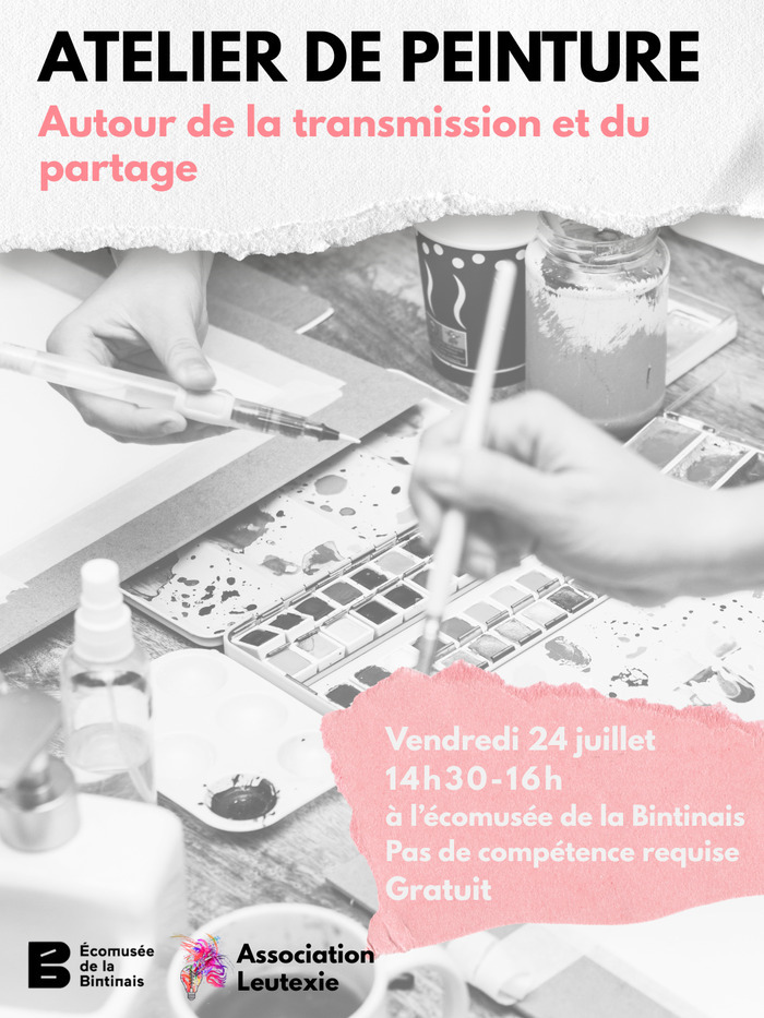 OPEN ÉCOMUSÉE | Transmission, partager ses racines, atelier peinture avec Leutexie