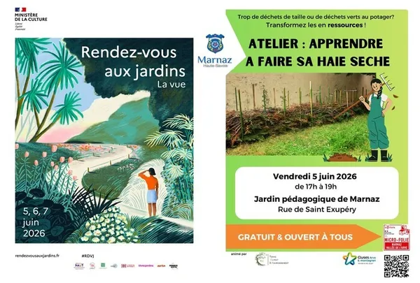 Atelier : apprendre à faire sa haie sèche