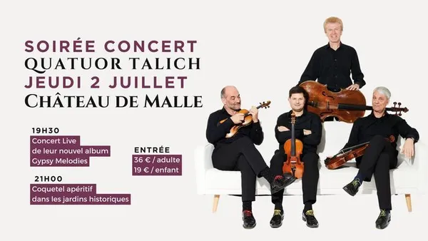 Soirée Concert Gypsy de Talich au Château de Malle