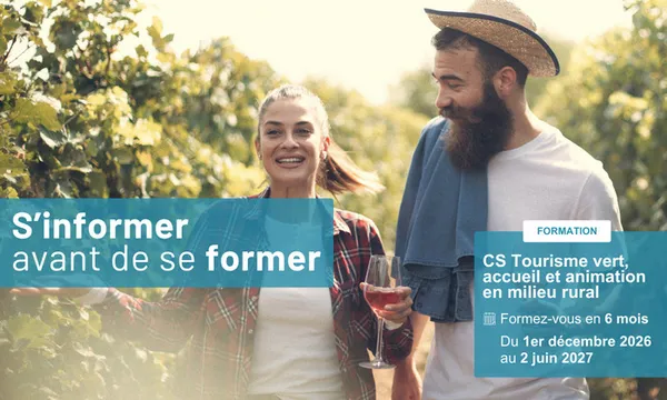 S'informer avant de se former - CS Tourisme vert, accueil et animation en milieu rural