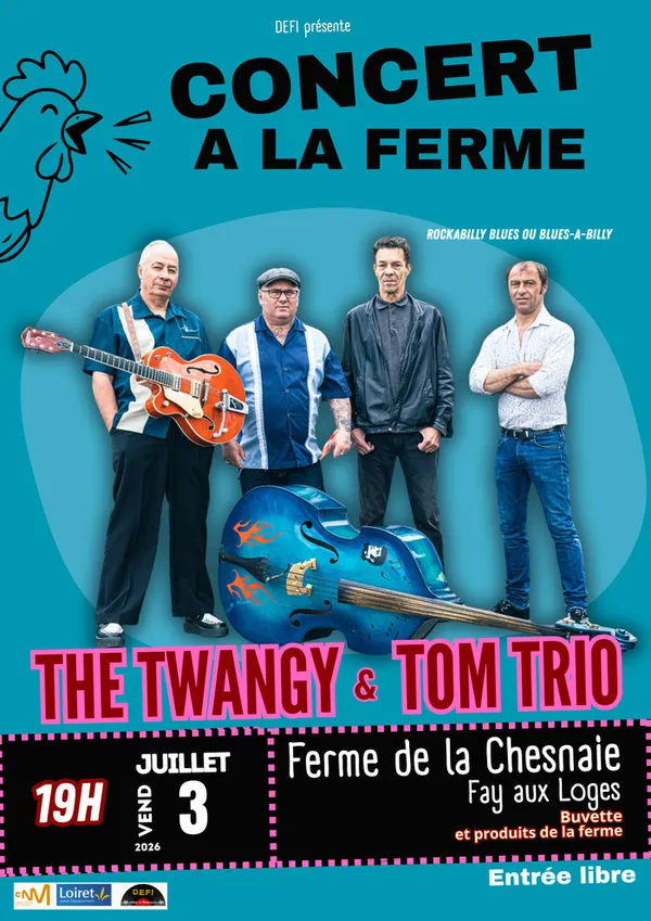 Concert à la Ferme avec The Twangy & Tom Trio