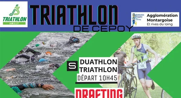 Triathlon de Cepoy organisé par les J3 Sports Amilly Triathlon