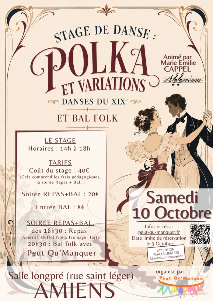 Stage de Danse Polka et danses du XIXe