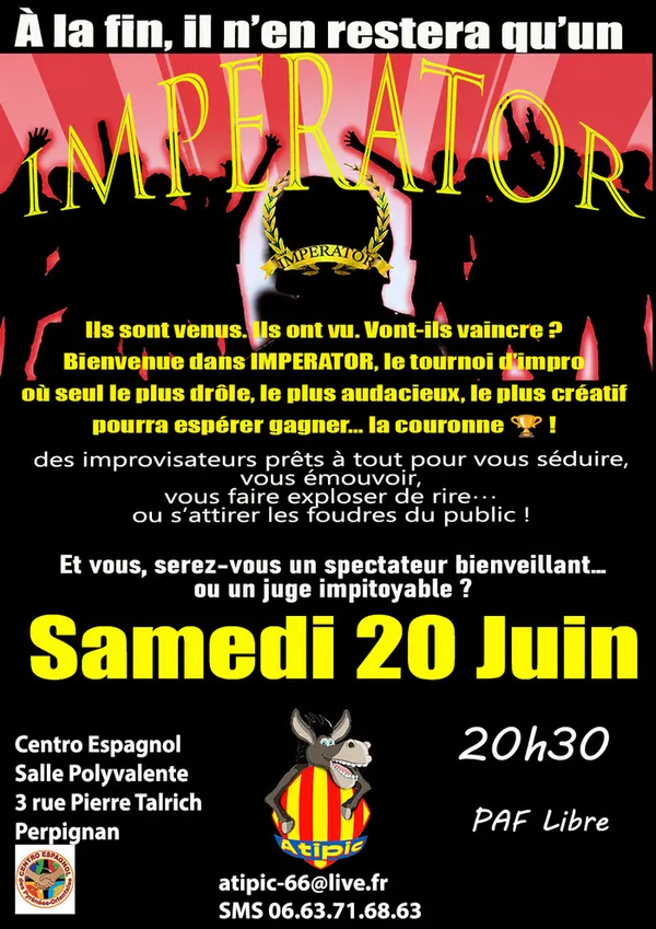 IMPERATOR – Spectacle de théâtre d'improvisation