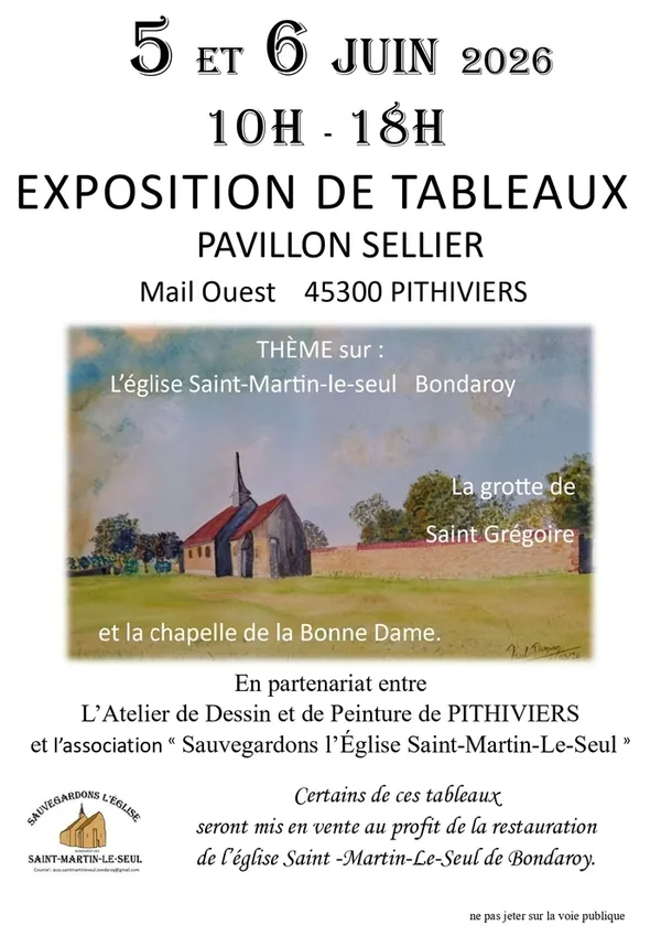 Exposition de Tableaux au Pavillon Sellier
