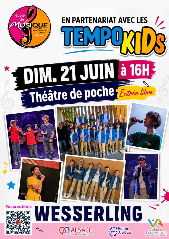 Fête de la musique - Les Tempo Kids à l'EMHT