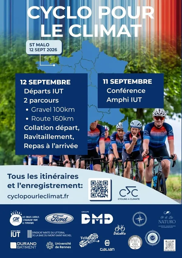 Cyclo pour le climat Saint-Malo