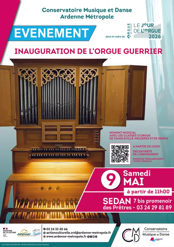 Ateliers découverte de l'orgue Guerrier