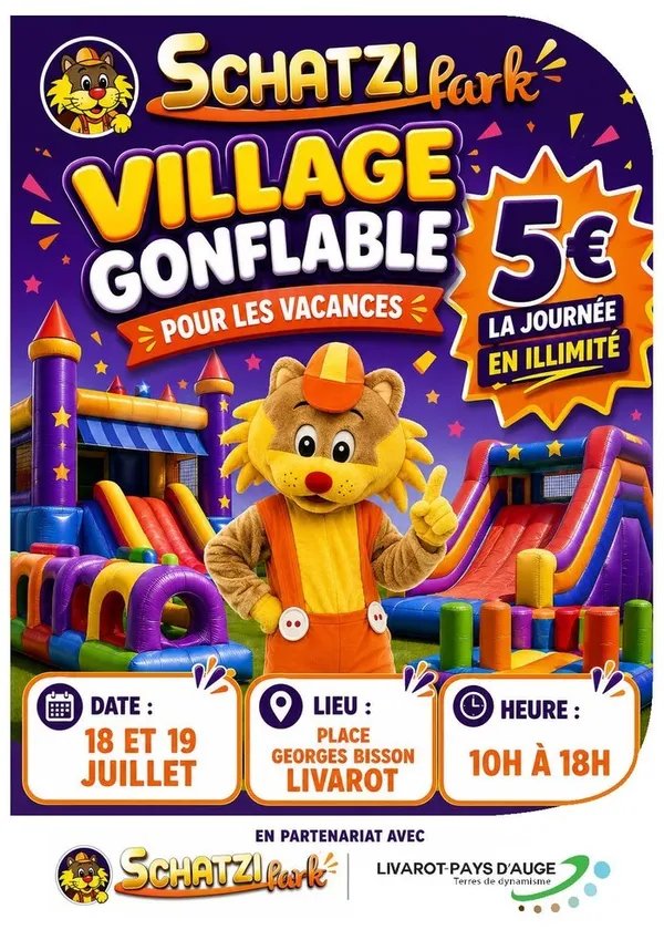 Village gonflable
